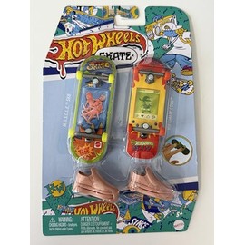 Hot Wheels Skate Miniatur-Finger-Skateboard-Set, 2er-Pack mit Zubehör, Sammlerstück