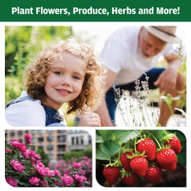 Self-Watering Raised Urban Garden Bed 29.75"(L) x 14.25" (D) x 30" (H).Oasis Urban Garden by Master Mark