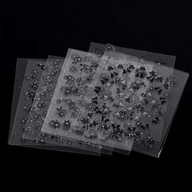 Pegatinas para Uñas, 50 Hojas de Pegatinas 3D para Uñas con Varios Patrones Y Colores, Pegatinas de Flores para Decoración de Uñas, Pegatinas de Diseño de Uñas Coloridas, Decoración de Calcomanías