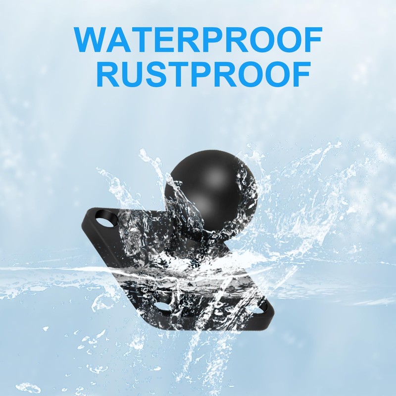 1 Inch Ball Head Adapter, Ball Mount Base with 4