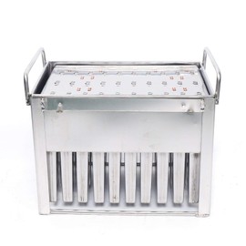 30 Pack Ice Lolly Popsicle Molds Stainless Steel Ice Cream Sticks Mold Ice Maker Popsicle Pop Mold Commercial Popsicle Mold Ice Cream Stick Holder (Modle C)