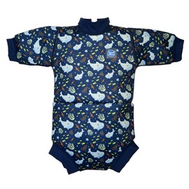 Splash About Happy Nappy Wetsuit, Shark Reef, 12-24 Months