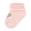 Steiff Unisex Baby Short Socks GOTS, Silver pink
