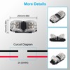 MELIFE 10PCS Low Voltage Wire Connectors, 2 Way Solderless Wire