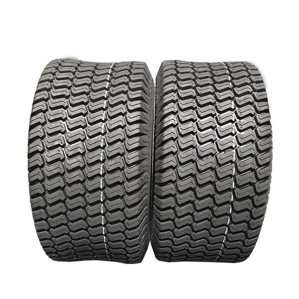 MOTOOS 2Pcs 18 x 7.50-8 Lawn Mower Tire 18/7.50/8 Tires Garden Tires Tubeless 18 7.50-8 4PR