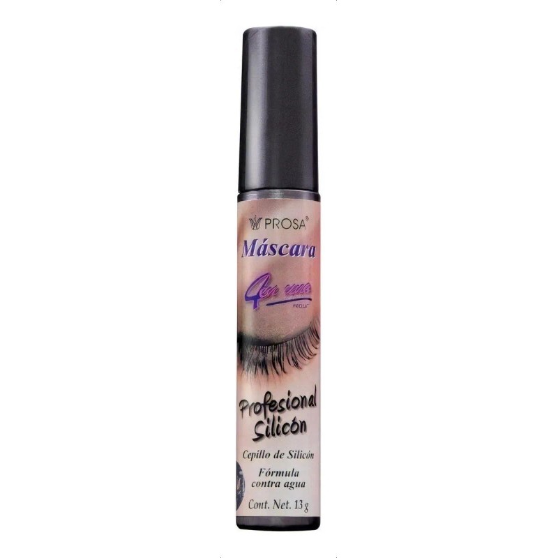 Máscara De Pestañas Prosa Profesional Silicón Waterproof Color Negro