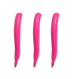 3Pcs Pink Portable Staple Remover, Staple Puller Tool Magnetic Head Staple Removal Tool Handheld Staple Puller, Pen Type Staple Remover Binding Supplies School Office Home, Staple Remover