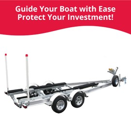 SeaSense 60” Guide Pole Kit - Trailer Guide Pole for Boats, Kayaks, Canoes, Fishing Vessels & More - Helps Guide Your Boat Onto the Trailer, Includes Mounting Hardware Parts & Accessories