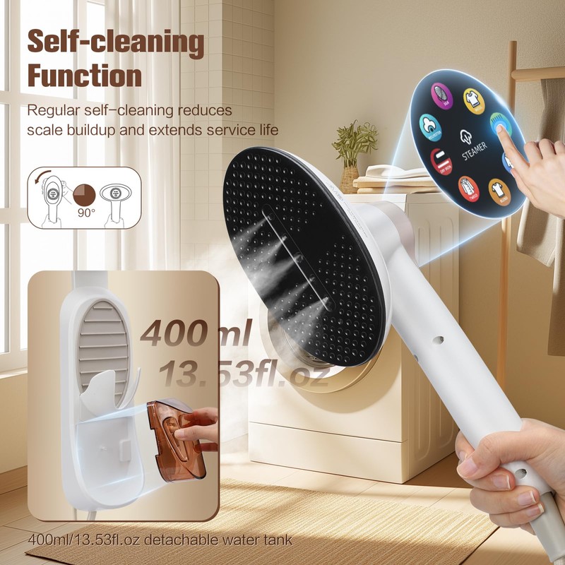 ARSFUTU 2 in 1 Steamer for Clothes 1450W Steam Station