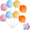 8Pcs Silicone Lollipop Popsicle Molds, BPA Free Reusable Ice Cream