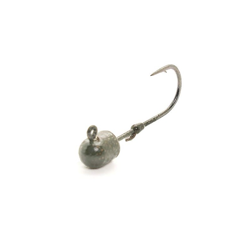 Grip-Pin Ned Jig Head Mushroom 90?, Pumpkinseed 1/8oz