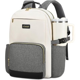 LOVEVOOK Laptop Backpack for Women with Pouch Pocket for Large Capacity Cup,15.6 Inch Backpack Womens Travel Backpack, Waterproof Laptop Computer Bag for Work Business Backpack College Teacher