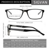SIGVAN 5 Pack Reading Glasses Blue Light Blocking Readers for