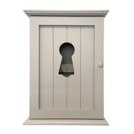 Grey Keyhole Key Cabinet
