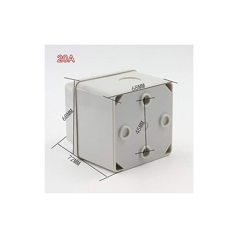 20A 380V 3 Position Rotary Cam Changeover Switch with Control