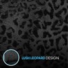 BDK Black Leopard Car Seat Covers for Front Seats, Animal