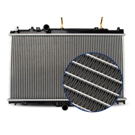 PHILTOP CU2198 Engine Coolant Aluminum Radiator Compatible with 1998-2002 Corolla, 1998-2002 Prizm