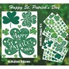 109 PCS St Patricks Day Window Clings, Shamrock Window Stickers