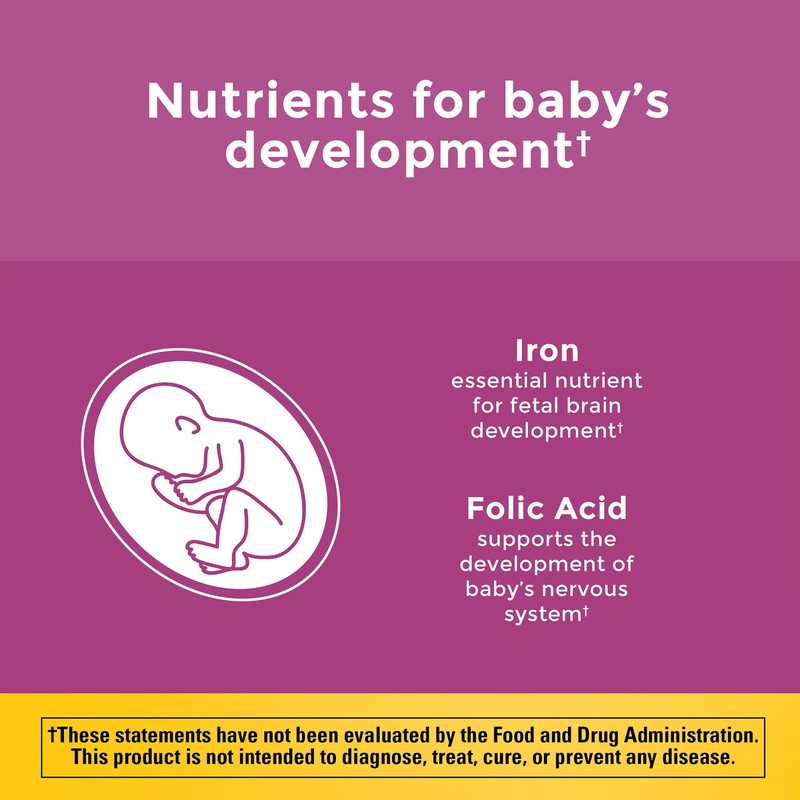 Nature Made Prenatal Multivitamin with Folic Acid, Prenatal Vitamin and