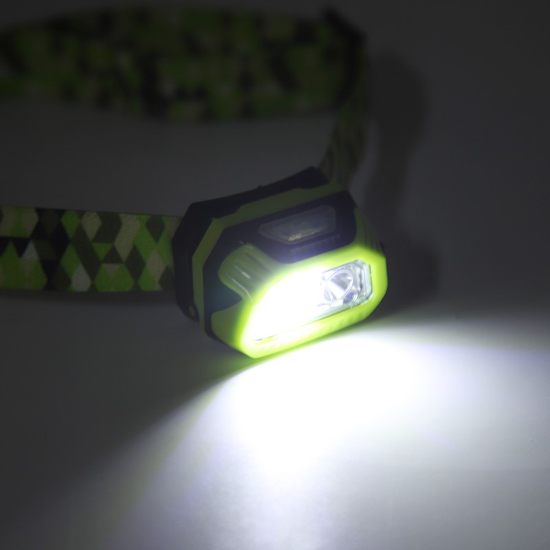 LED Induction Headlamp Waterproof Headband Flashlight for Outdoor Camping Night