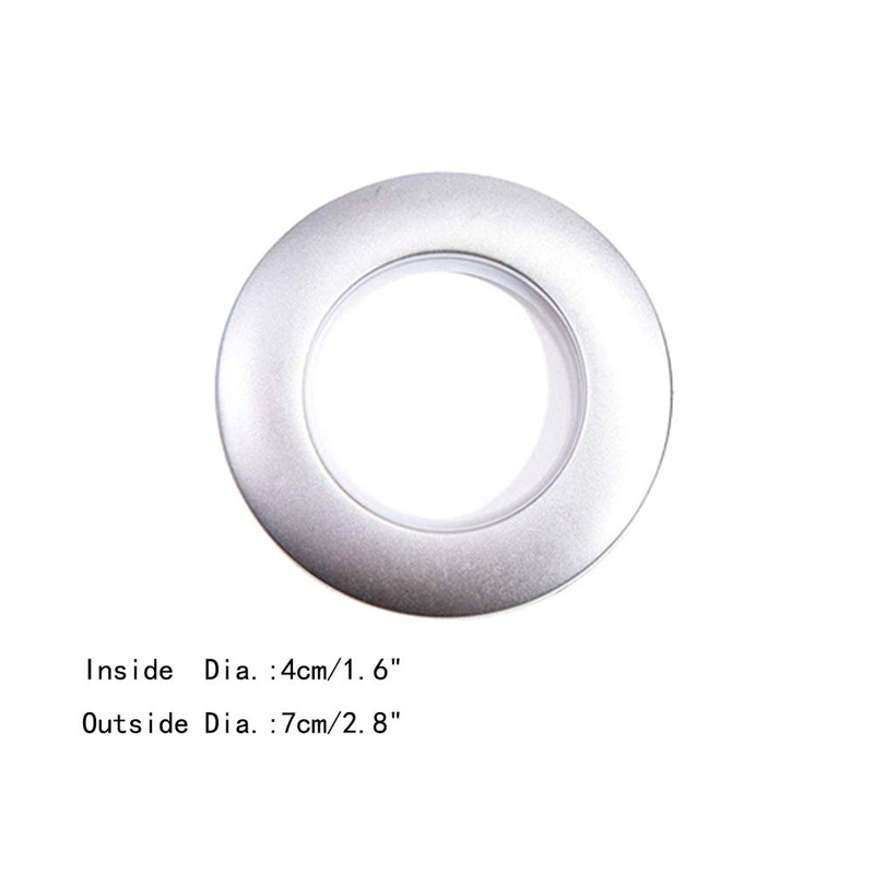 16 Pack Curtain Grommets Inner Diameter 1-9/16",AchNau Curtain Eyelet Silencer