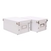Snap-N-Store Index Card Holder Storage Box - Collapsible Organizer Box