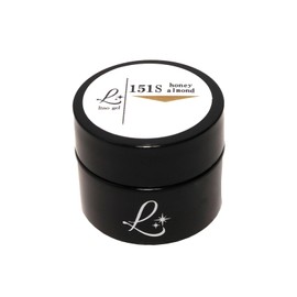 LinoGel Reno Gel Color Gel, Sheer Color, Gel Nail, Cosmetics Registration, Made in Japan, 0.2 oz (5 g), Compatible with LED/UV Light, 151S, Honey Almond, Professional Nail