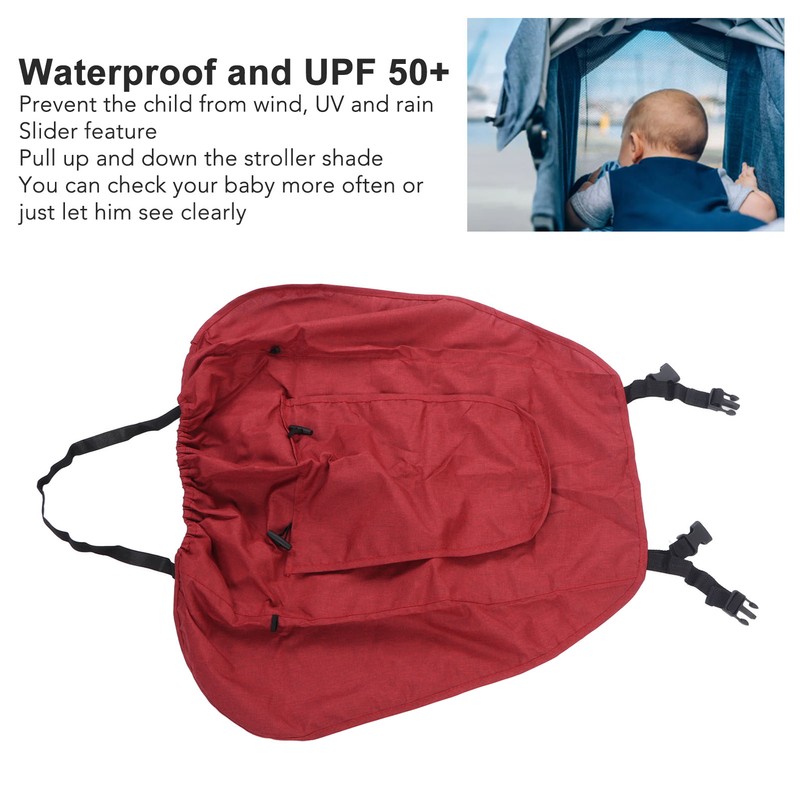 Baby Stroller Sunshade Cover UV Protection Waterproof Stretchable Infant Carriage