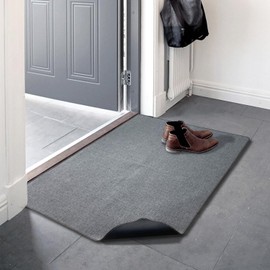 Yancorp 3'x5'Ultra Thin Door Mat Indoor for Inside Entry Way Very Thin Floor Mats Fit Under Door Ultra Thin Bath Mat Super Thin Area Rug Outdoor Rug Non Slip Washable