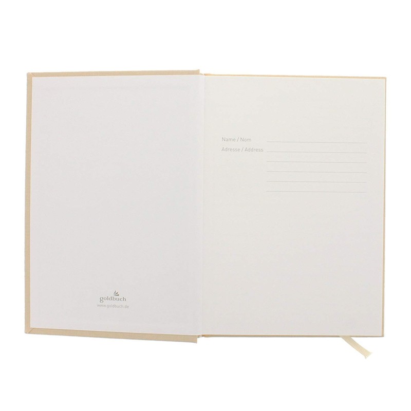 Goldbuch 64931 - Notebook A5 Linum, 200 Pages