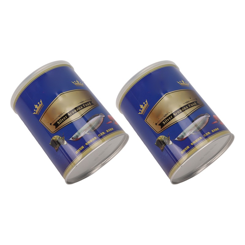 2 Cans Arowana Fish Food Natural Ingredients High Protein Fish