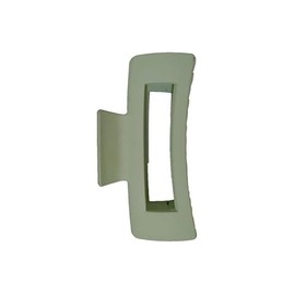 Green Solid Hair Claws Large Clips Strong Hold Big Claw Barrettes Hair Accessories for Women Girls Thick Thin Long Hair No Slip Square Hairpin