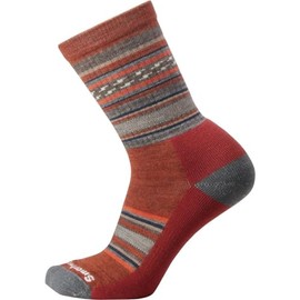 Smartwool Everyday Light Cushion Merino Wool ReGarita Crew Socks for Men and Women, Picante, Small
