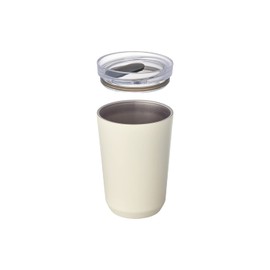 KINTO 20441 Two Go Tumbler 12.2 fl oz (360 ml) with Plug, White