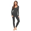 WiWi Soft Underwear for Women Thermal Long Johns Sets Super