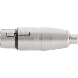 Pronomic AD-CFXF Adaptor - RCA Female to XLR Female - Ready Wired and Ready to Use - Robust Construction - Die-Cast Metal Housing