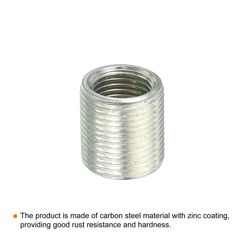 PATIKIL 10pcs M14-M10 Screw Adapter Sleeve Reducing Nuts 15mm Threaded