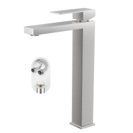 Phiestina ** NEW Brushed Nickel Bathroom / Kitchen Faucet | Single Hole | Tall Vessel **