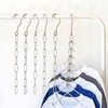 Clothes Hanger Chains,6Pcs Closet Hangers Organizer, Saving Space Clothes Hanger