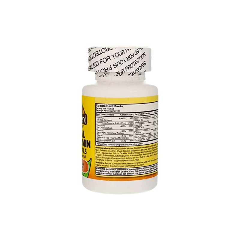 Nature's Blend Prenatal Formula Multivitamin 100 Tabs (1AA26)