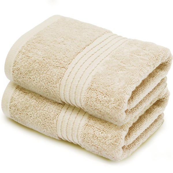 Makooz Premium 700 GSM Hand Towels for Bathroom 2 Pack