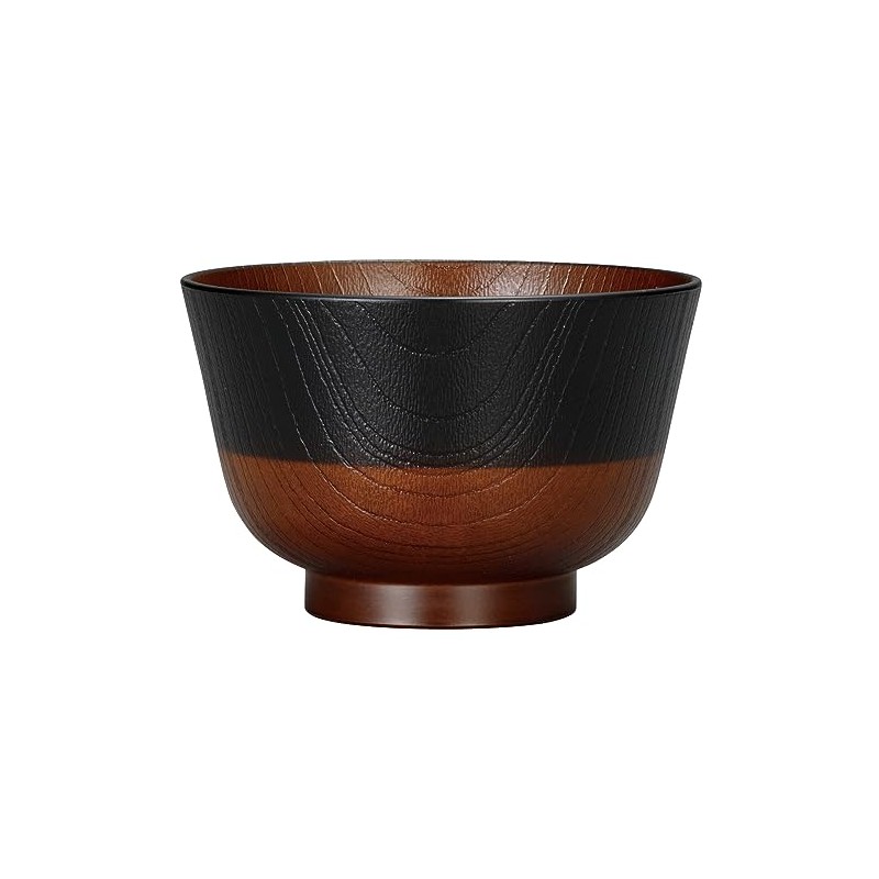 Cano 74529 Japanese Traditional Color Lacquer Soup Wan, 11.2 fl