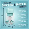 Nostalgia Shaved Ice Maker, Aqua