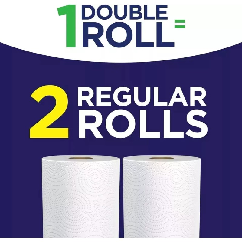 Sparkle Kitchen Household Clean-Up Paper Towels Bulk 6 Double Rolls