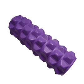 Foam Roller, Hard Type, Diameter 4.7 x 12.6 inches (12 x 32 cm), Purple