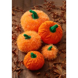 King Cole Tinsel & DK Knitting Pattern - 9180 Various Size Pumpkins