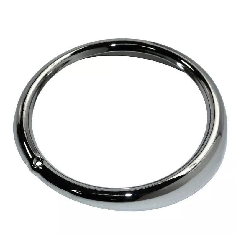 Chrome Headlight Rings Pair Left & Right, VW Beetle 67-