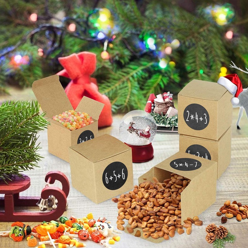 Papierdrachen 24 Advent Calendar Boxes for Filling – 24 Boxes