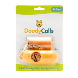 Original Pet Fresh Dog Poop Bags for Leash/Belt by DoodyCalls, 40 Count, 2 Rolls, Quick-Fill, Leak-Resistant, Strong, Odor-Control, Easy to Use, Dog Waste Bags for Outdoor