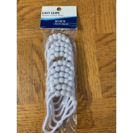 Maytex Easy Glide Shower Curtain Rings